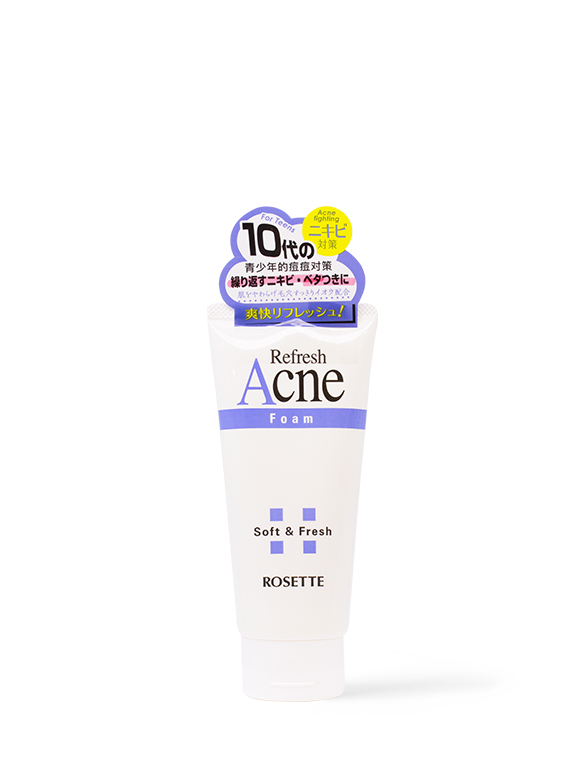 Sữa Rửa Mặt Tạo Bọt Ngăn Ngừa Và Giảm Mụn Trứng Cá Rosette Acne Refresh Foam 120G