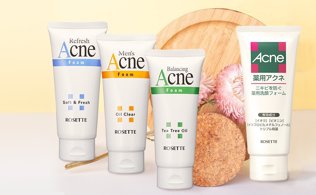 SỮA RỬA MẶT TRỊ MỤN CHO DA DẦU ROSETTE ACNE CÓ MẤY LOẠI? 