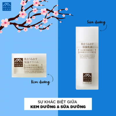 SỰ KHÁC BIỆT GIỮA KEM DƯỠNG VÀ SỮA DƯỠNG ĐỐI VỚI LÀN DA
